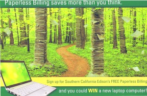 Great ad for paperless billing