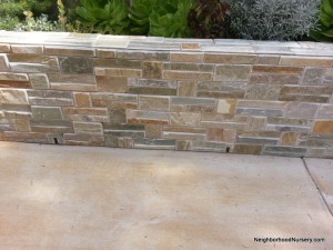 Stain Unremoved Against the Planter Wall